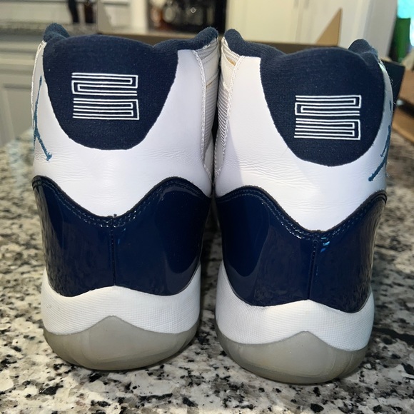 Jordan 11 Retro Blue & White Men’s 13 - Picture 4 of 5